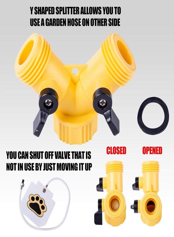 BACOENG Outdoor Dog Pet Water Sprinkler Easy Activated Dog Water Fountain Toy with Molar Rope, Upgrade Premier Valve Set (We Copper VS Others Plastic) - Image 4